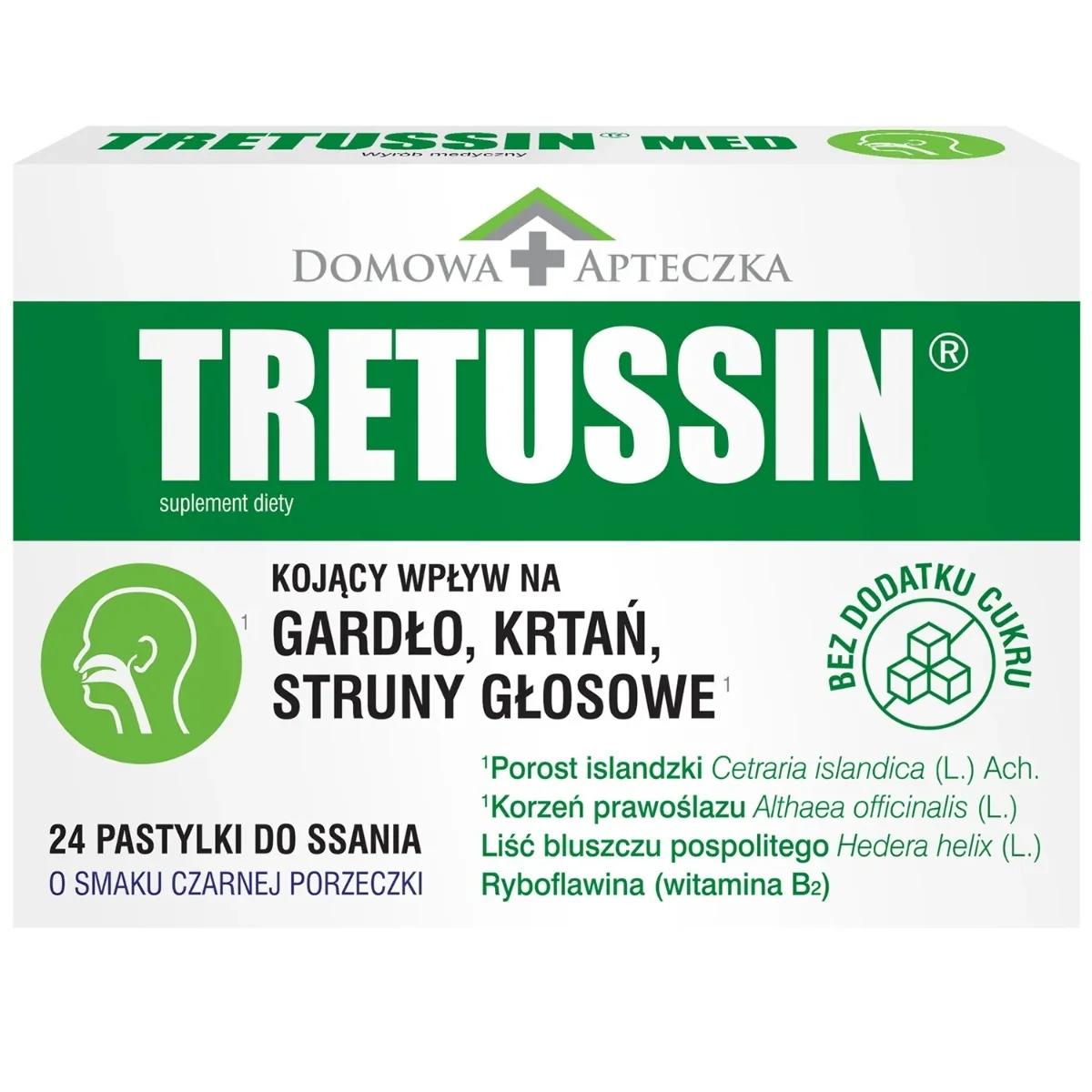 Tretussin 24 pastylki do ssania