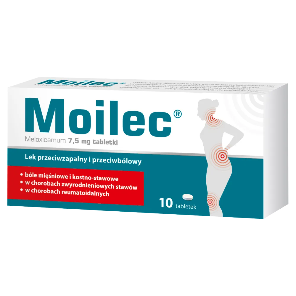 Moilec, 7,5 mg, 10 tabletek