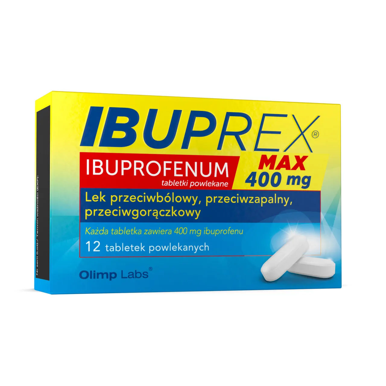 Olimp Ibuprex Max 400 mg, 12 tabletek powlekanych
