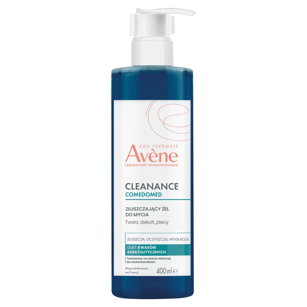 Avène Cleanance Comedomed złuszczający żel do mycia, 400 ml