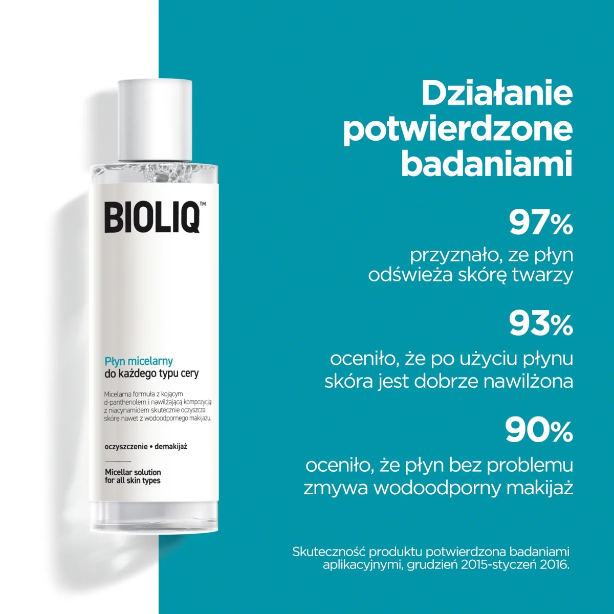 Bioliq Clean płyn micelarny do każdego typu cery, 200 ml