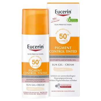 Eucerin Sun Pigment Control fluid ochronny przeciw przebarwieniom koloryzujący SPF 50+, 50 ml