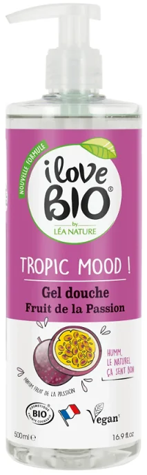 I love BIO Tropic Mood! organiczny żel pod prysznic Marakuja, 500 ml