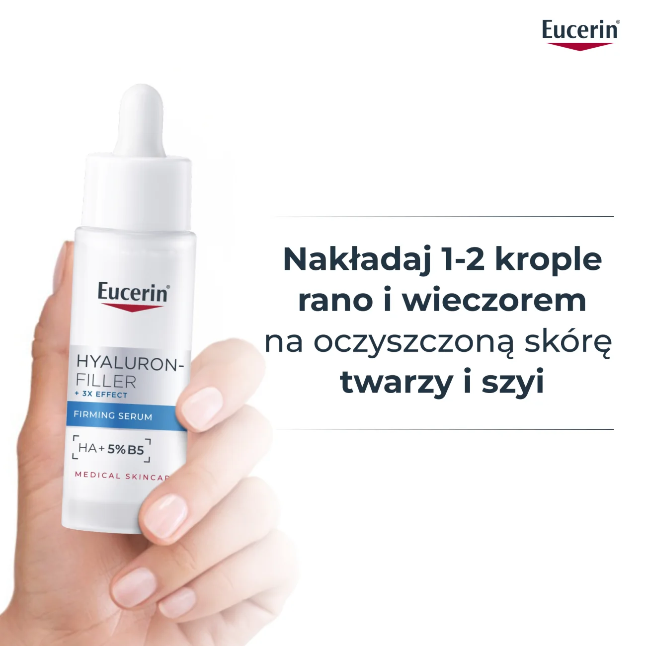 Eucerin Hyaluron-Filler serum intensywnie nawilżająco-regenerujące, 30 ml