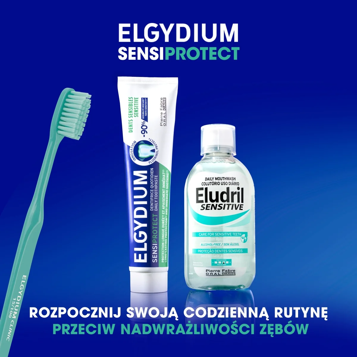 Elgydium SensiProtect pasta do zębów wrażliwych, 75 ml