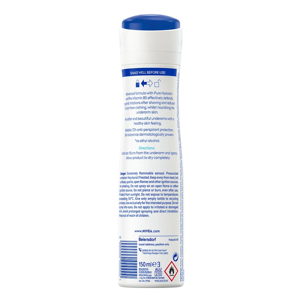 Nivea Derma Control Defend antyperspirant w sprayu, 150 ml