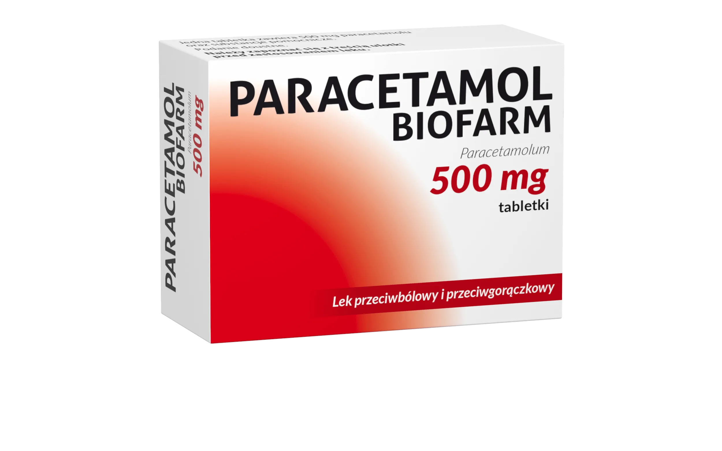 Paracetamol Biofarm, 500 mg, 10 tabletek 