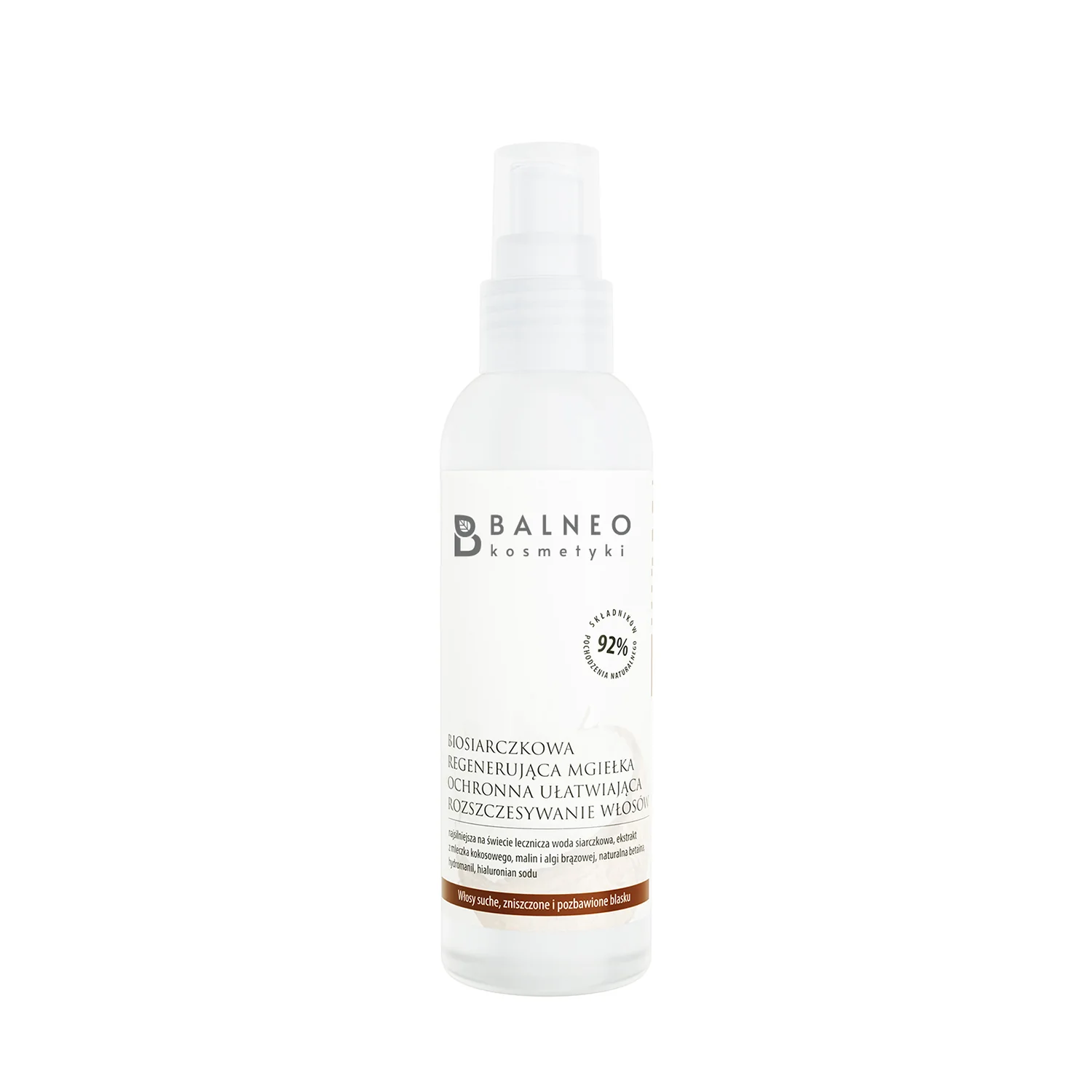 Balneokosmetyki Biosiarczkowa mgiełka do włosów regenerująca, 150 ml