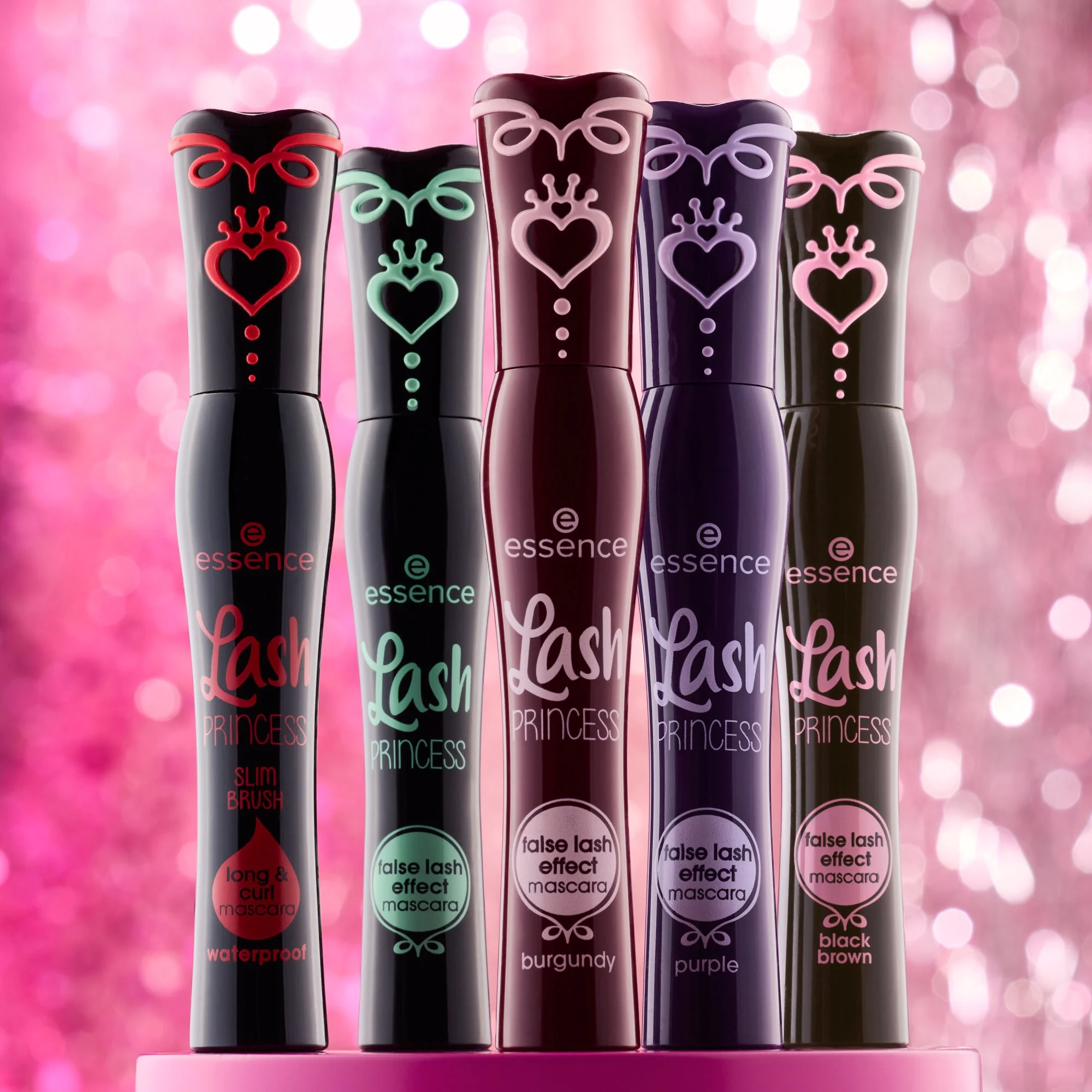 Essence Lash Princess burgundowa maskara do rzęs, 12 ml