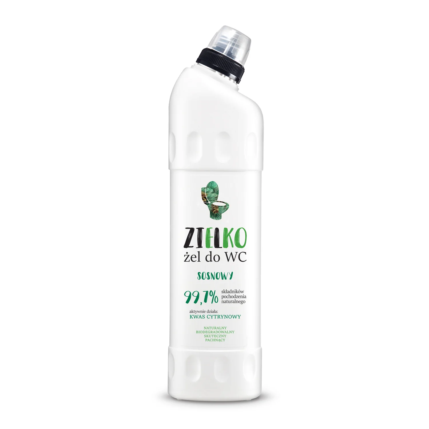Zielko żel do WC sosnowy, 750 ml