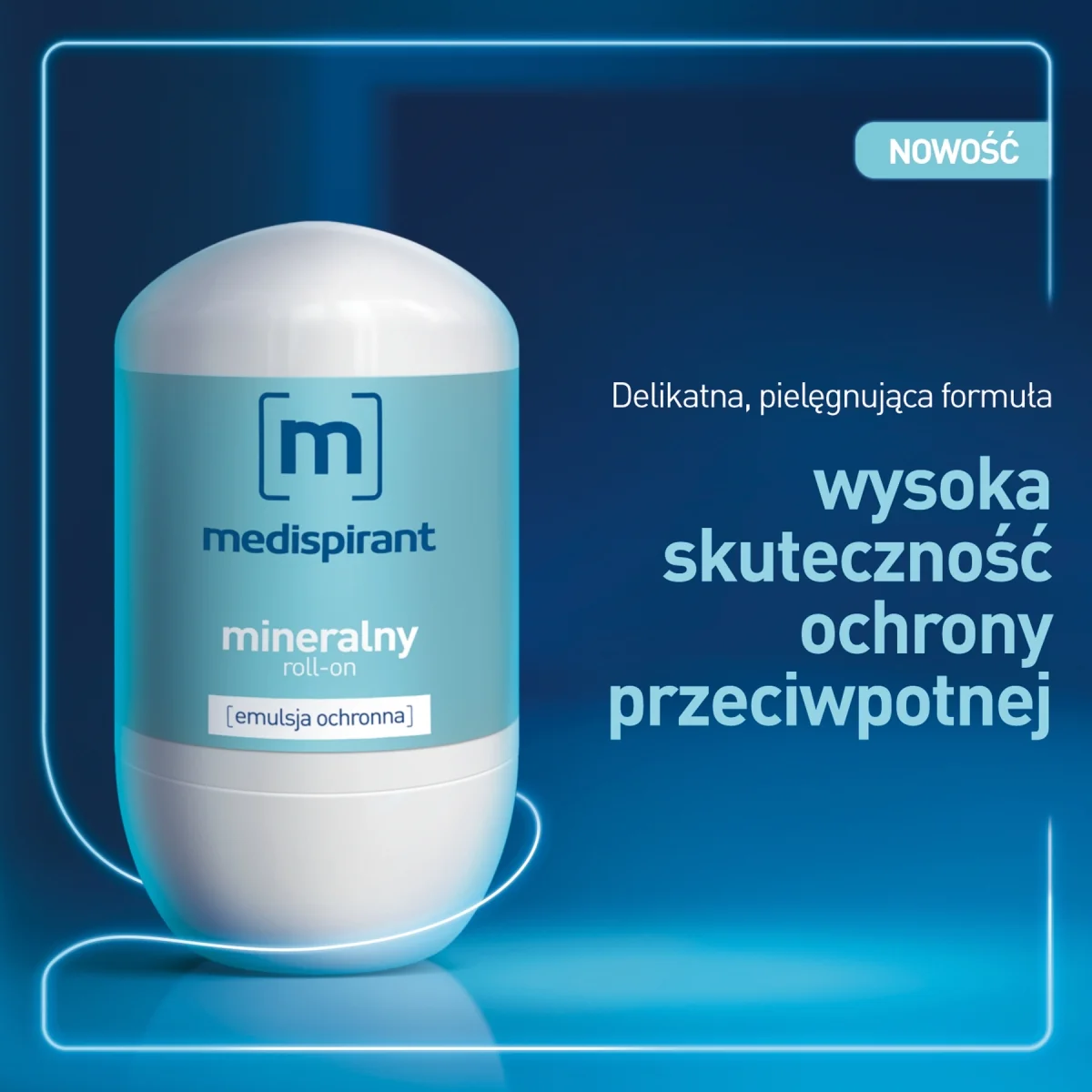 Medispirant Mineralny antyperspirant mineralny roll-on, 40 ml