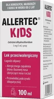 Allertec Kids 5mg/5ml syrop, 100 ml