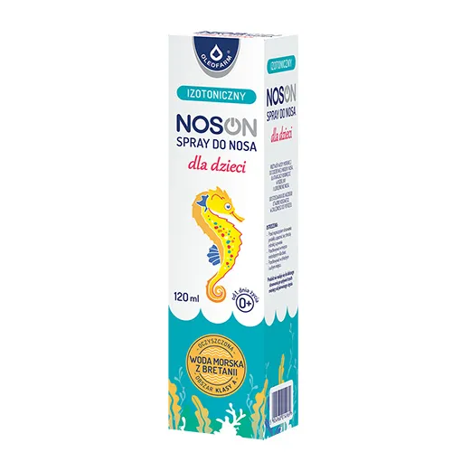 Noson, izotoniczny spray do nosa dla dzieci, 120 ml