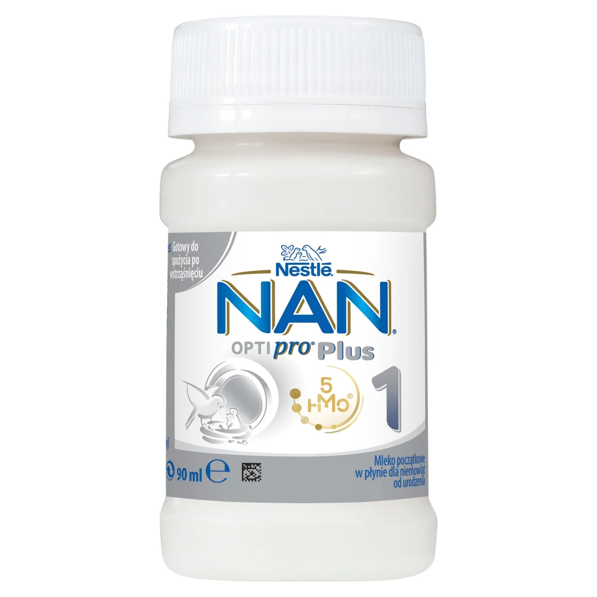 Nan Optipro Plus 1 HM0, płyn, 90 ml x 32 sztuk