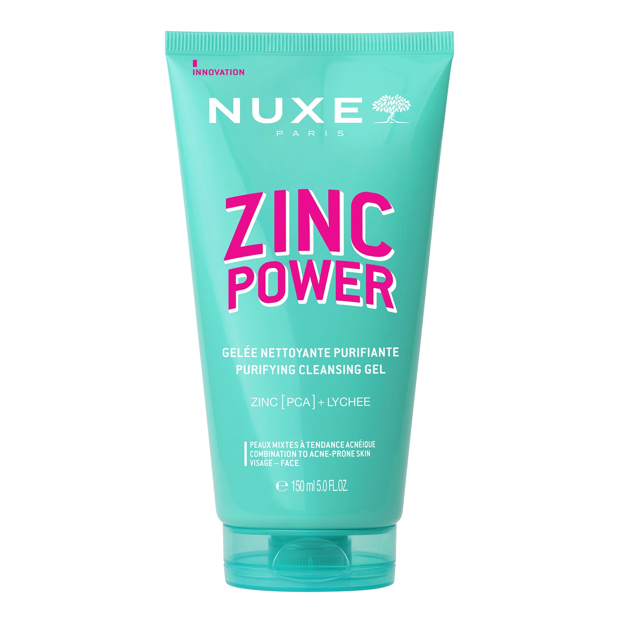 Nuxe Zinc Power oczyszczający żel do mycia twarzy, 150 ml