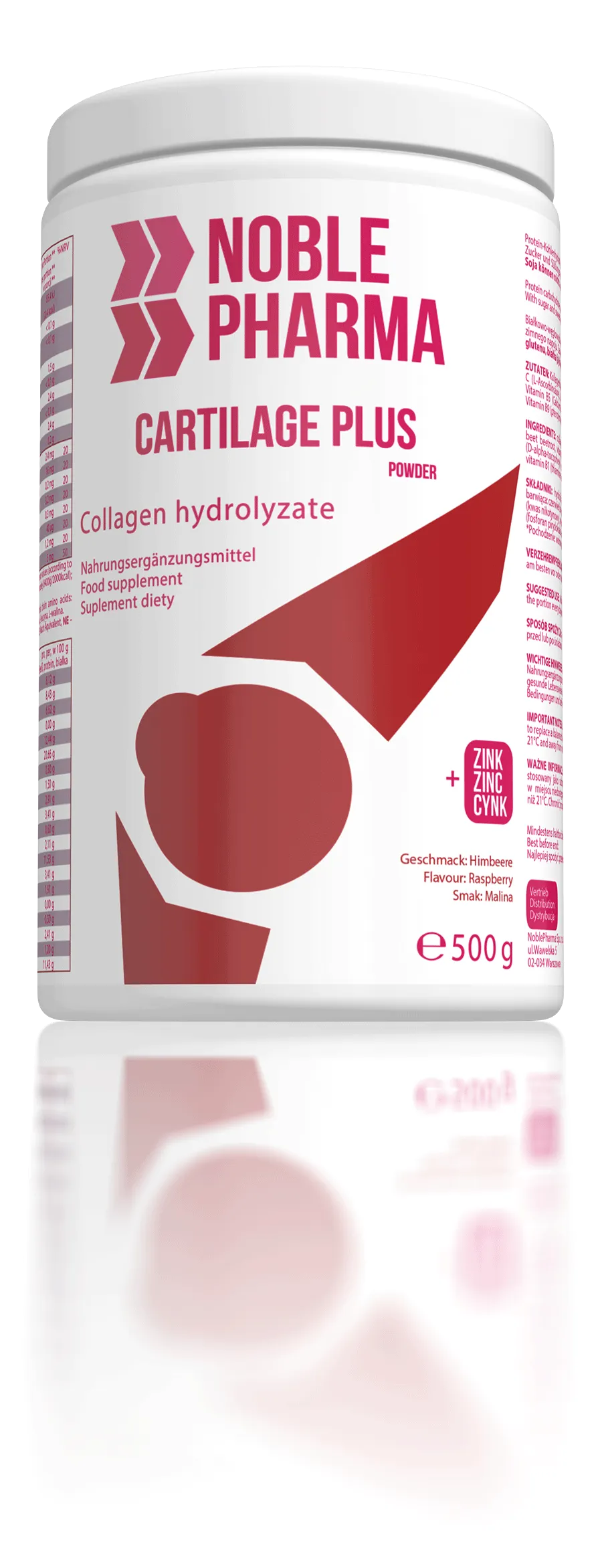 Cartilage Plus Malina, suplement diety, 500g