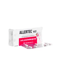 Allertec WZF, lek przeciwalergiczny, 7 tabletek