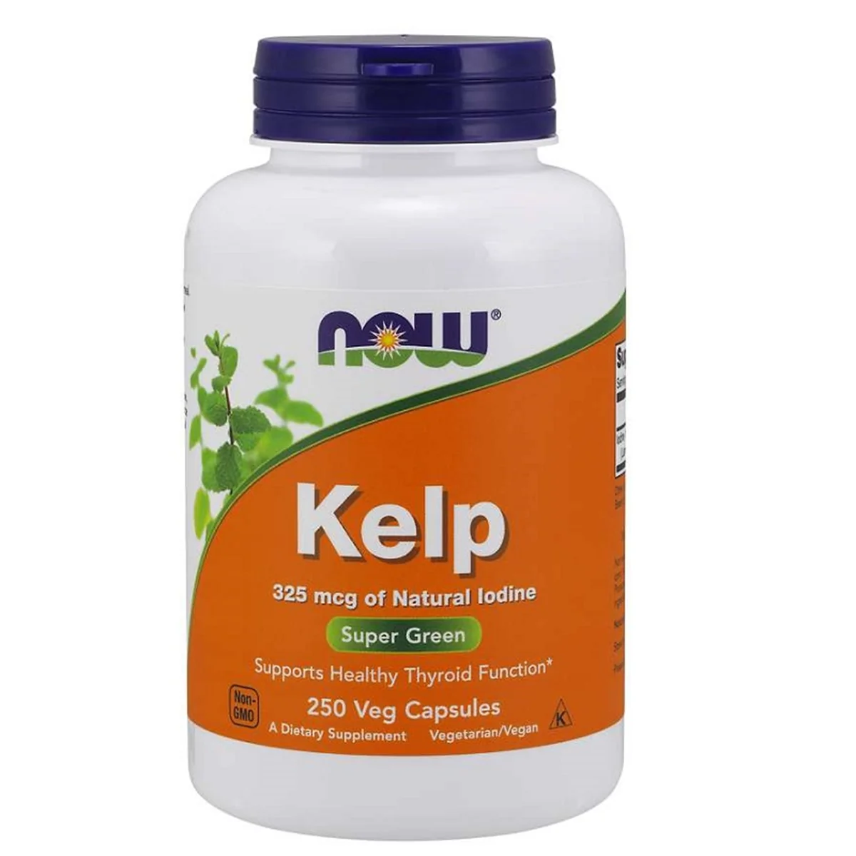 Now Foods Kelp Jod 325 µg 250 kapsułek