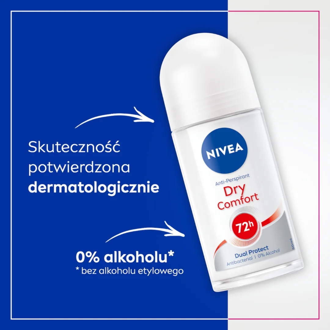 Nivea Dry Comfort antyperspirant damski w kulce, 50 ml