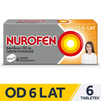 Nurofen, 200 mg, 6 tabletek powlekanych 
