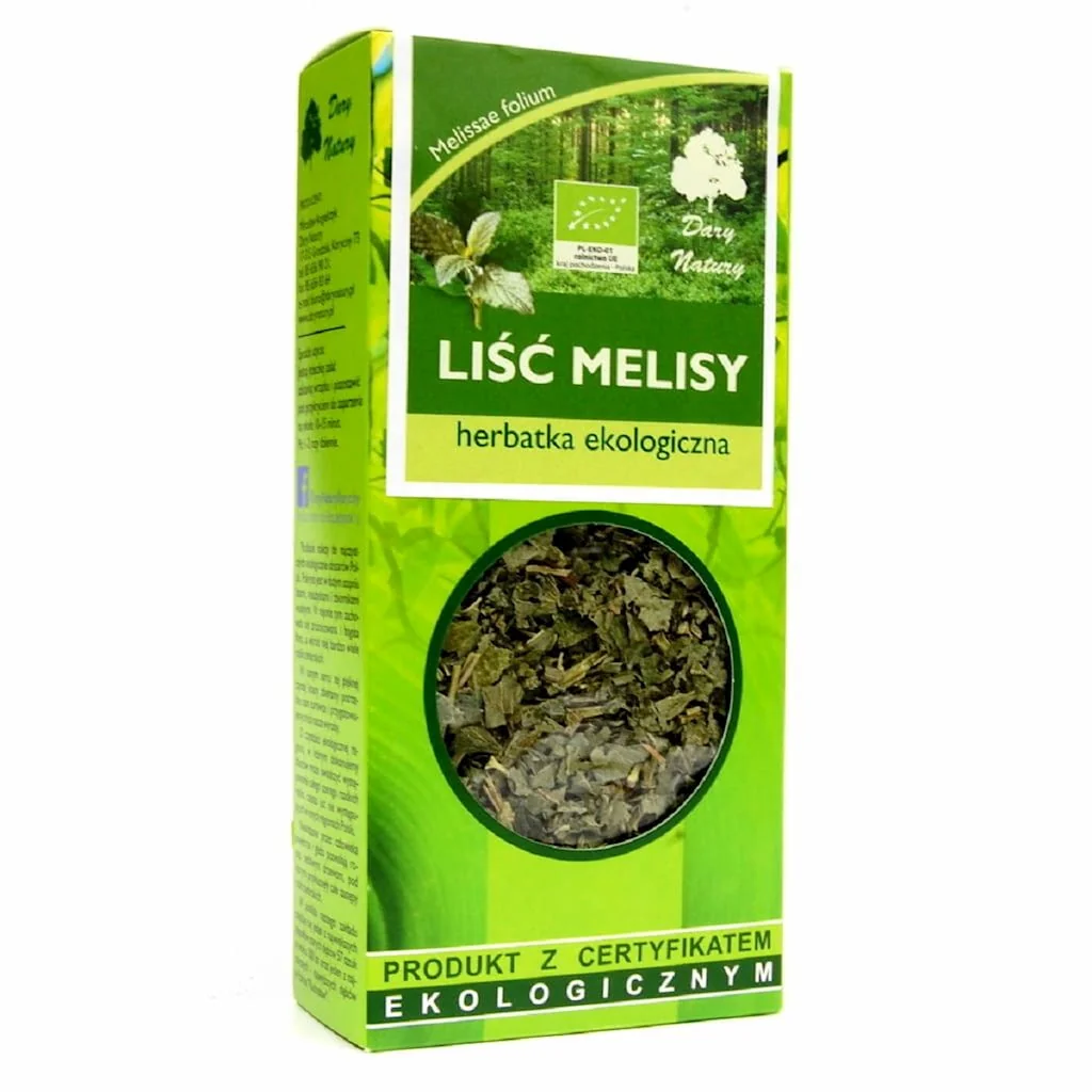 Dary Natury Liść Melisy herbatka ekologiczna, 25 g