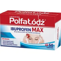 Laboratoria PolfaŁódź Ibuprofen Max, 400 mg, 50 tabletek