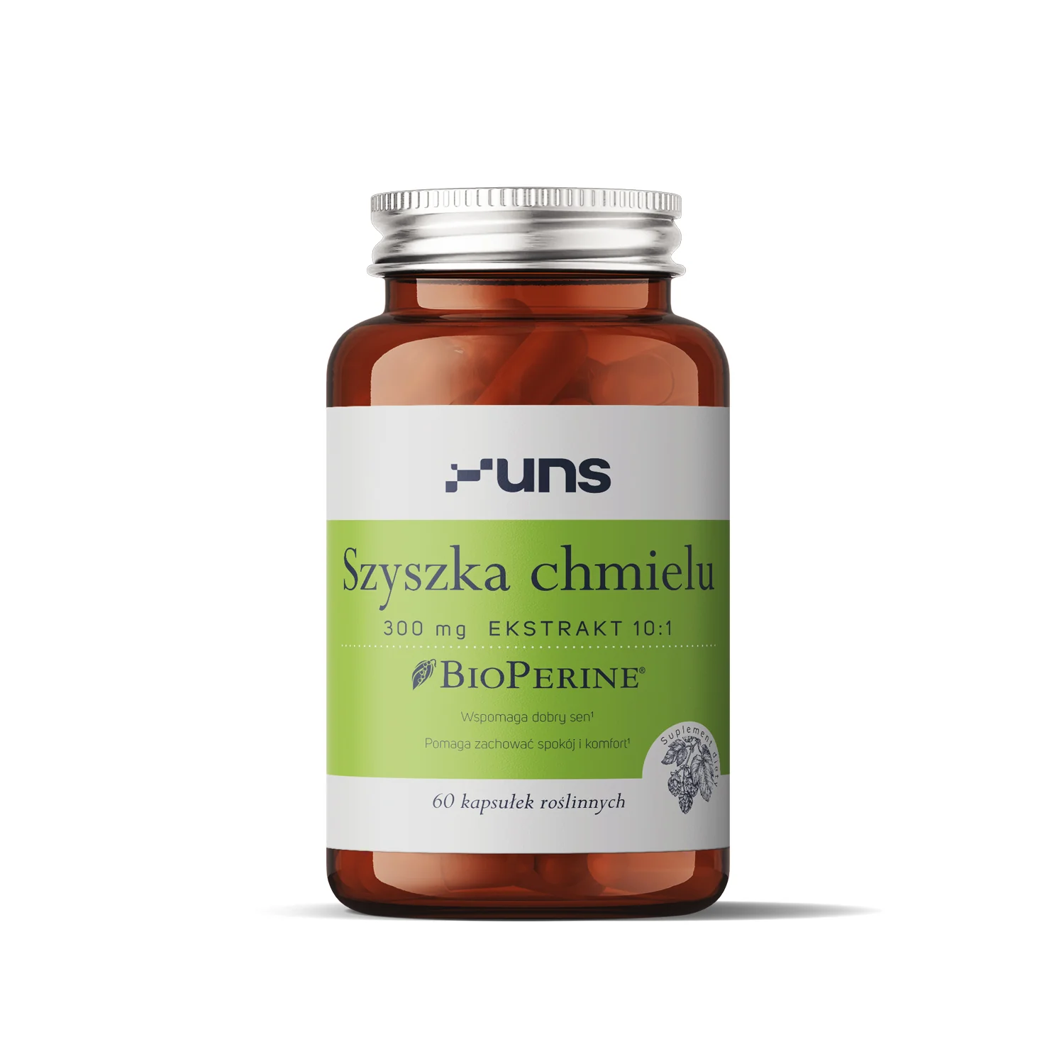 UNS Szyszka Chmielu + BioPerine® 60 wege kapsułek