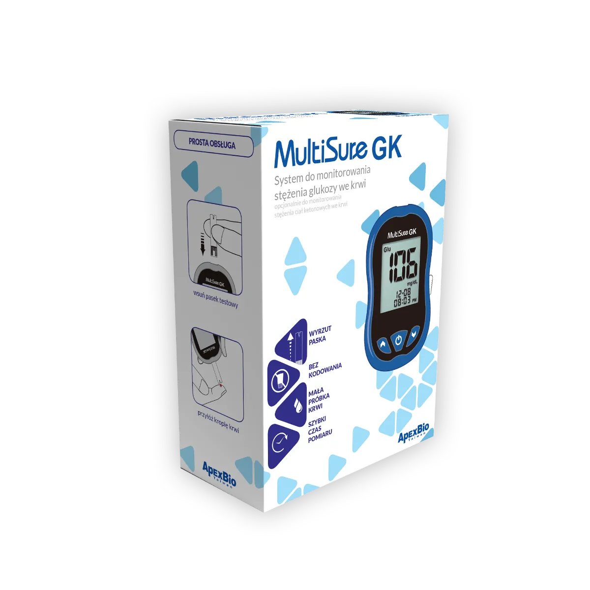 Multisure GK, glukometr, 1 sztuka