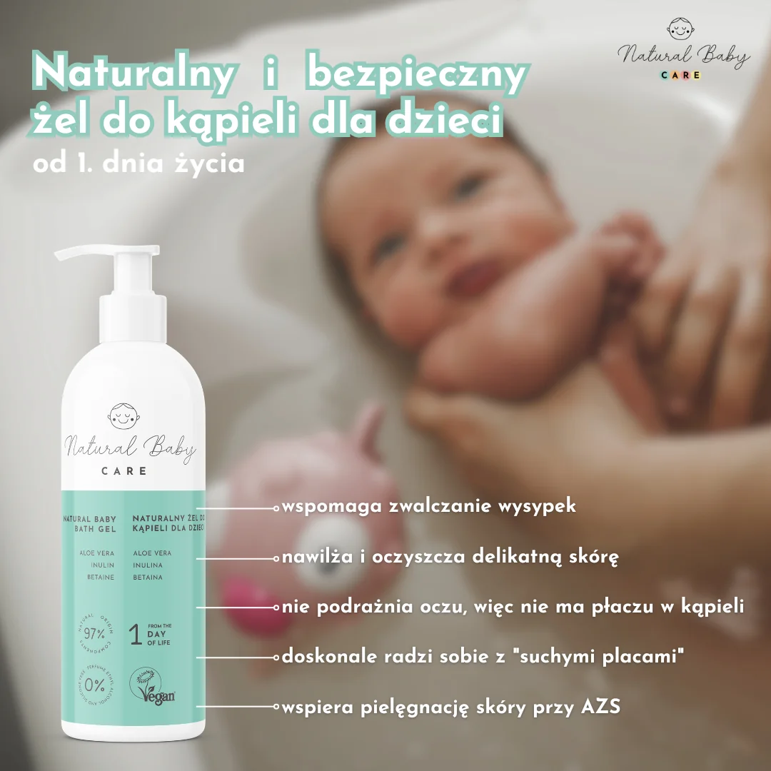 Natural Baby Care Naturalny żel do mycia dla dzieci 200 ml