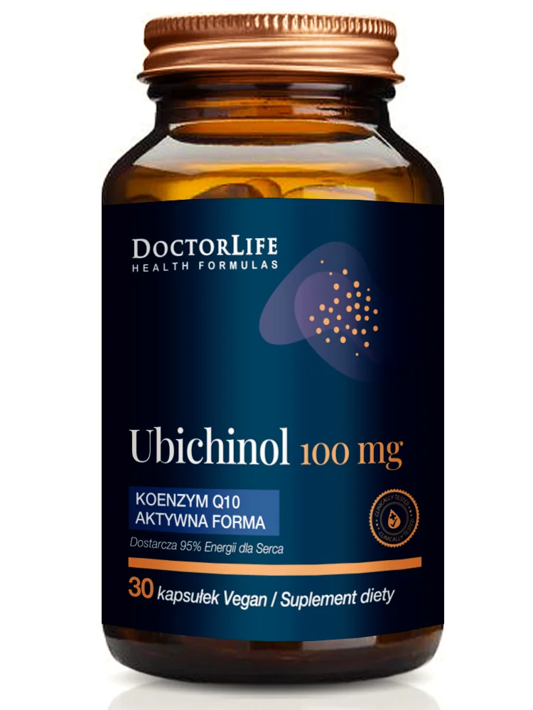 Doctor Life Ubichinol 100 mg Koenzym Q10 aktywny, 30 kapsułek