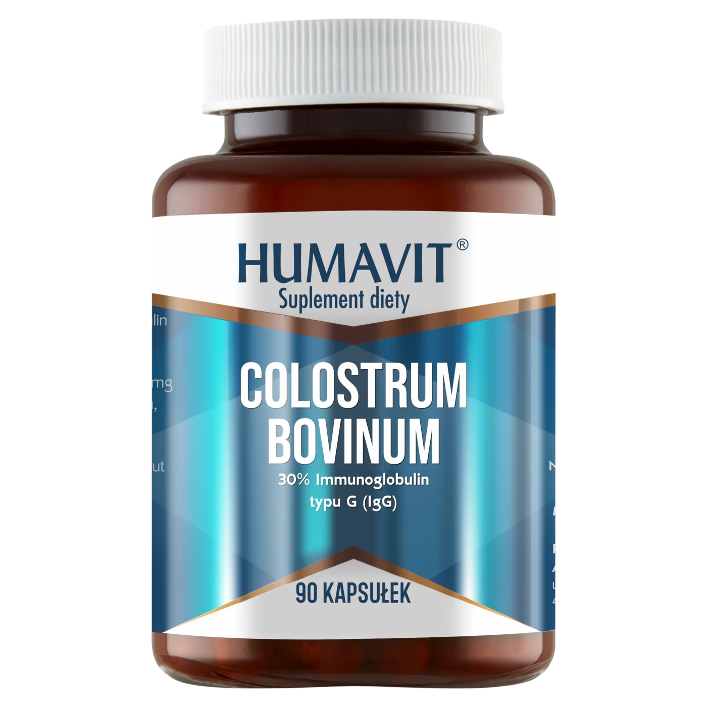 Humavit Colostrum Bovinum siara bydlęca, 90 kapsułek