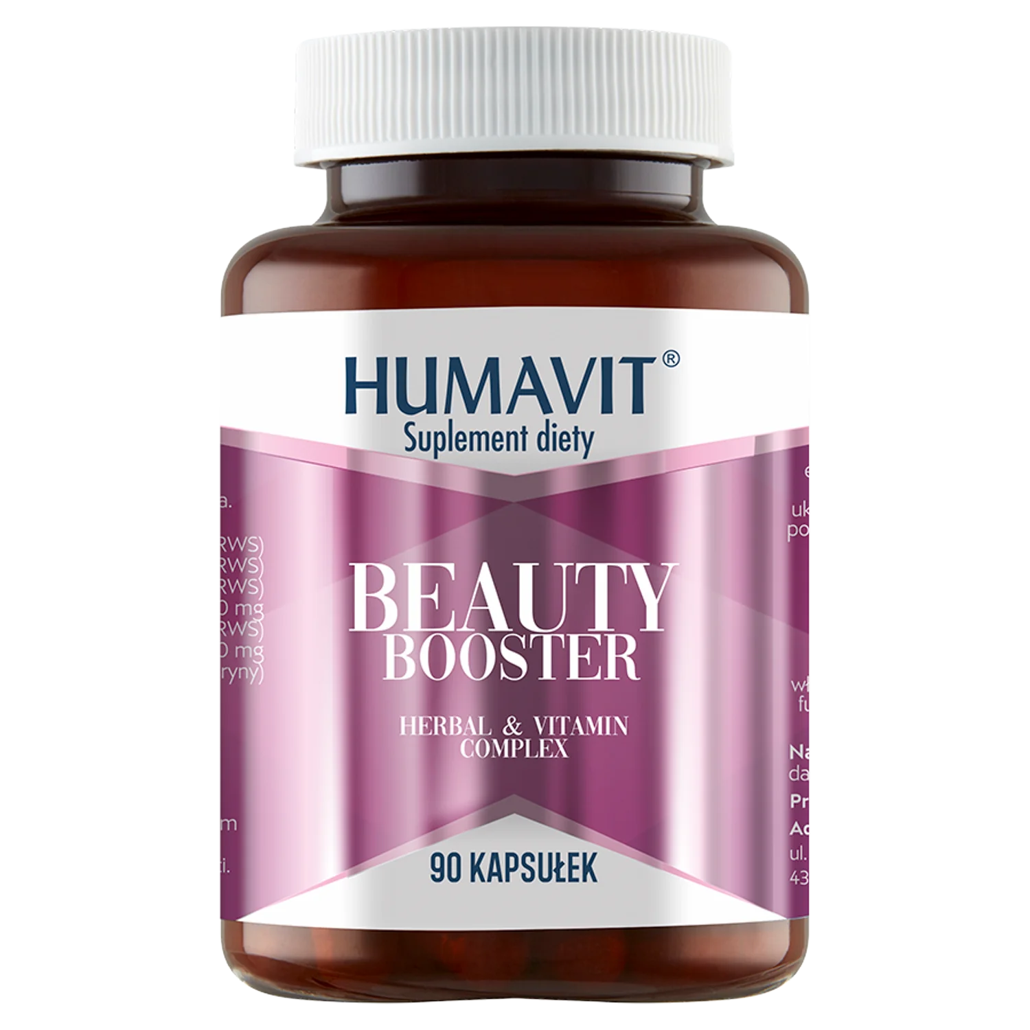 Humavit Beauty Booster Herbal & Vitamin Complex 90 kapsułek