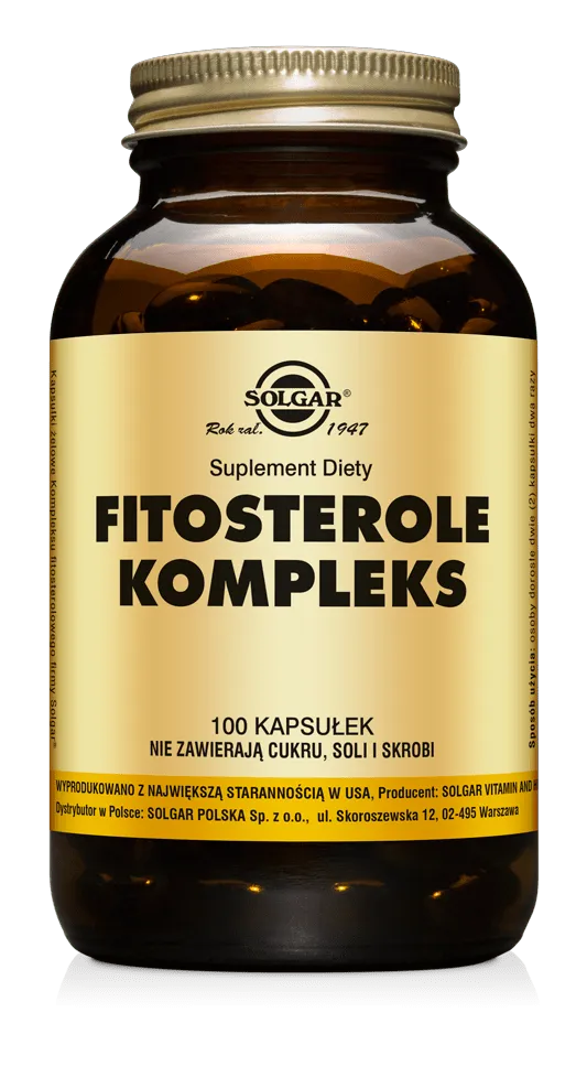 Solgar Fitosterole Kompleks, suplement diety, 100 kapsułek