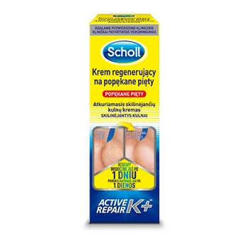 Scholl krem regenerujący na popękane pięty, 60 ml