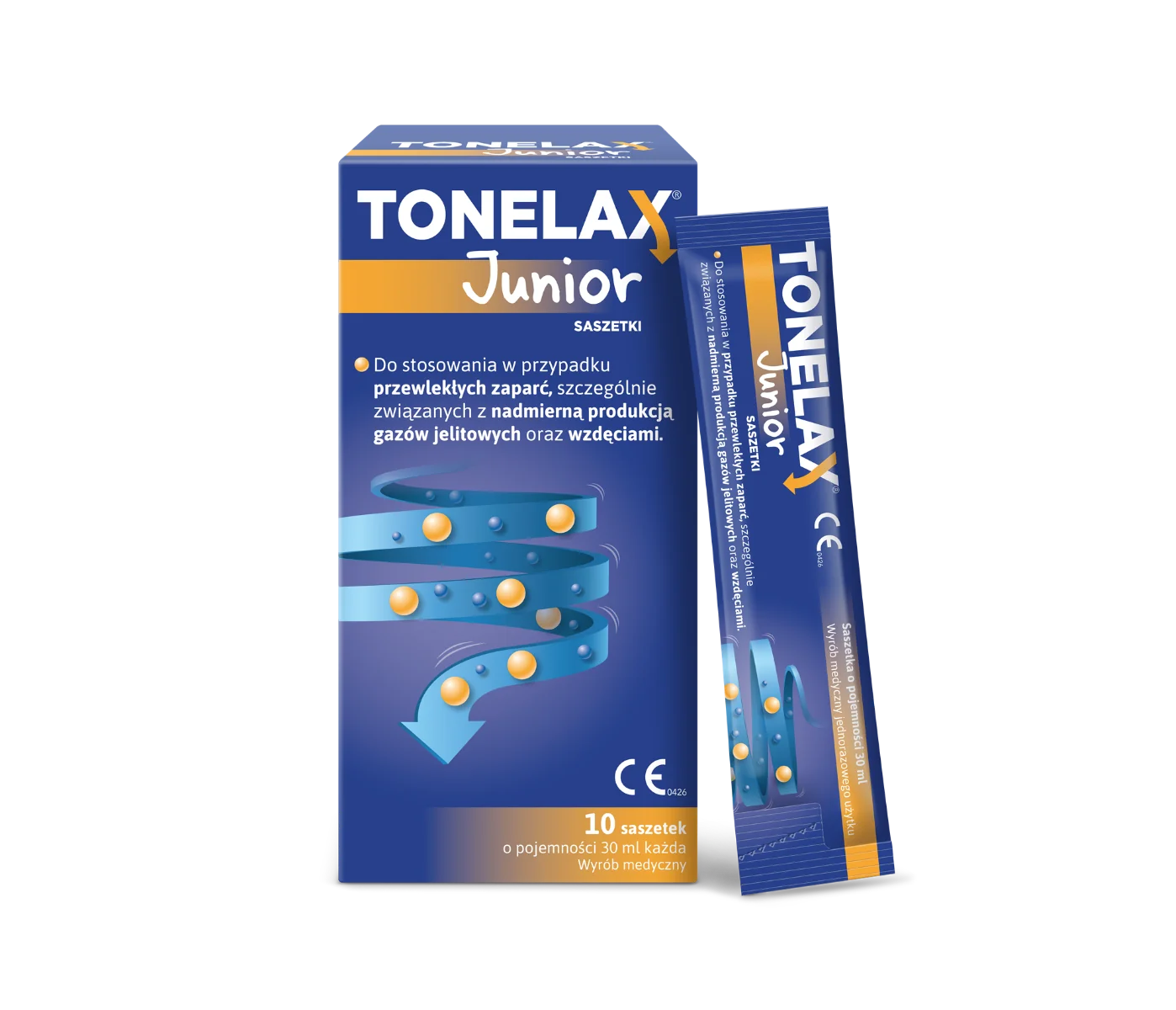 Tonelax Junior 30 ml x 10 saszetek