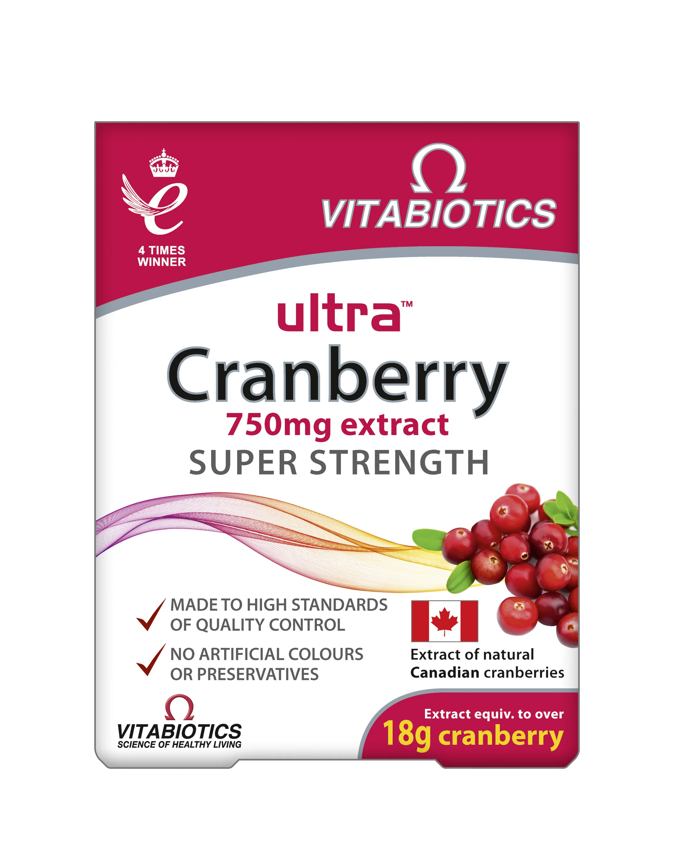 Vitabiotics Ultra Cranberry 30 tabletek