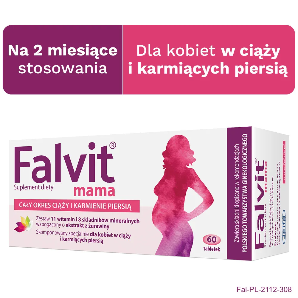 Falvit Mama, 60 tabletek