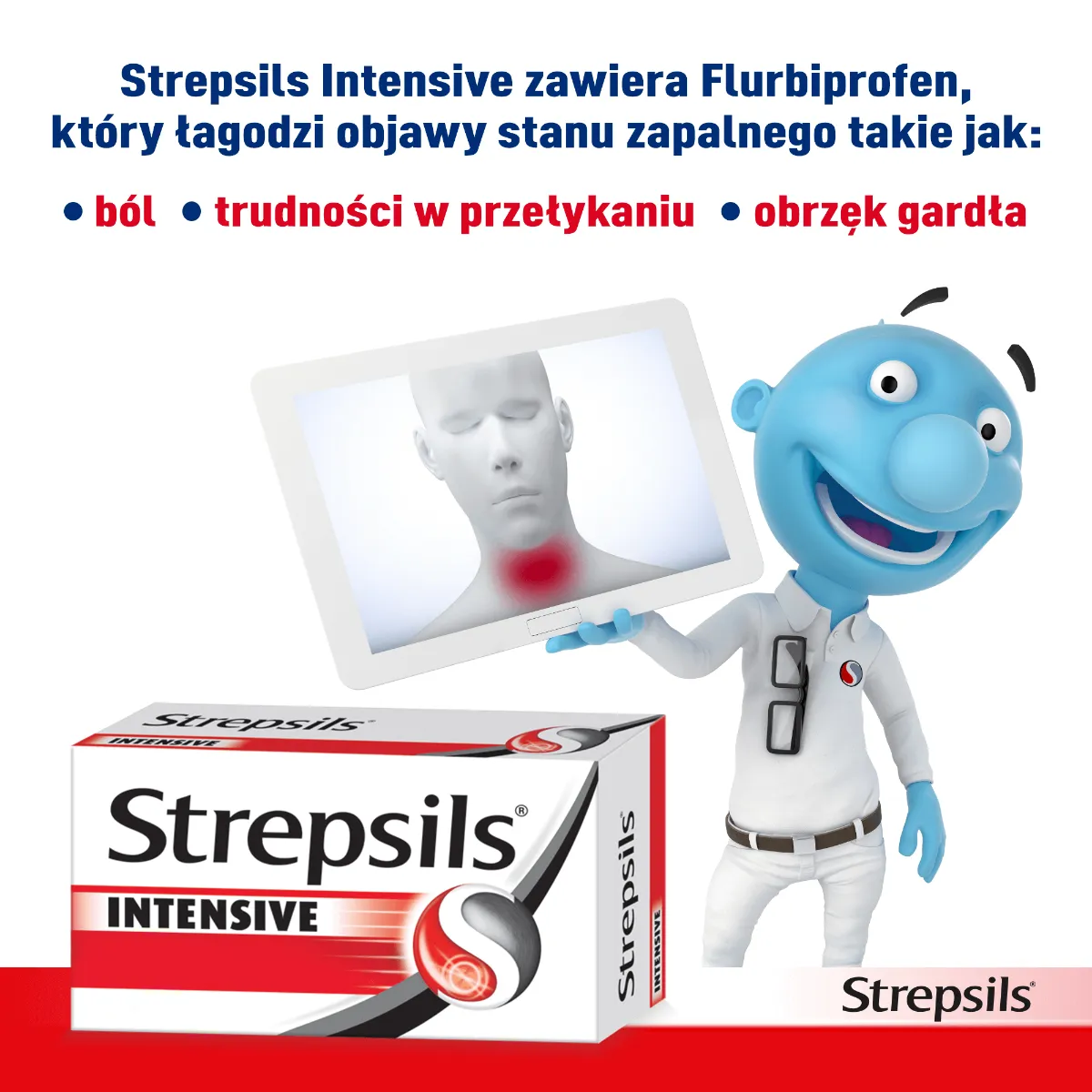 Strepsils INTENSIVE 24 tabl. do ssania 