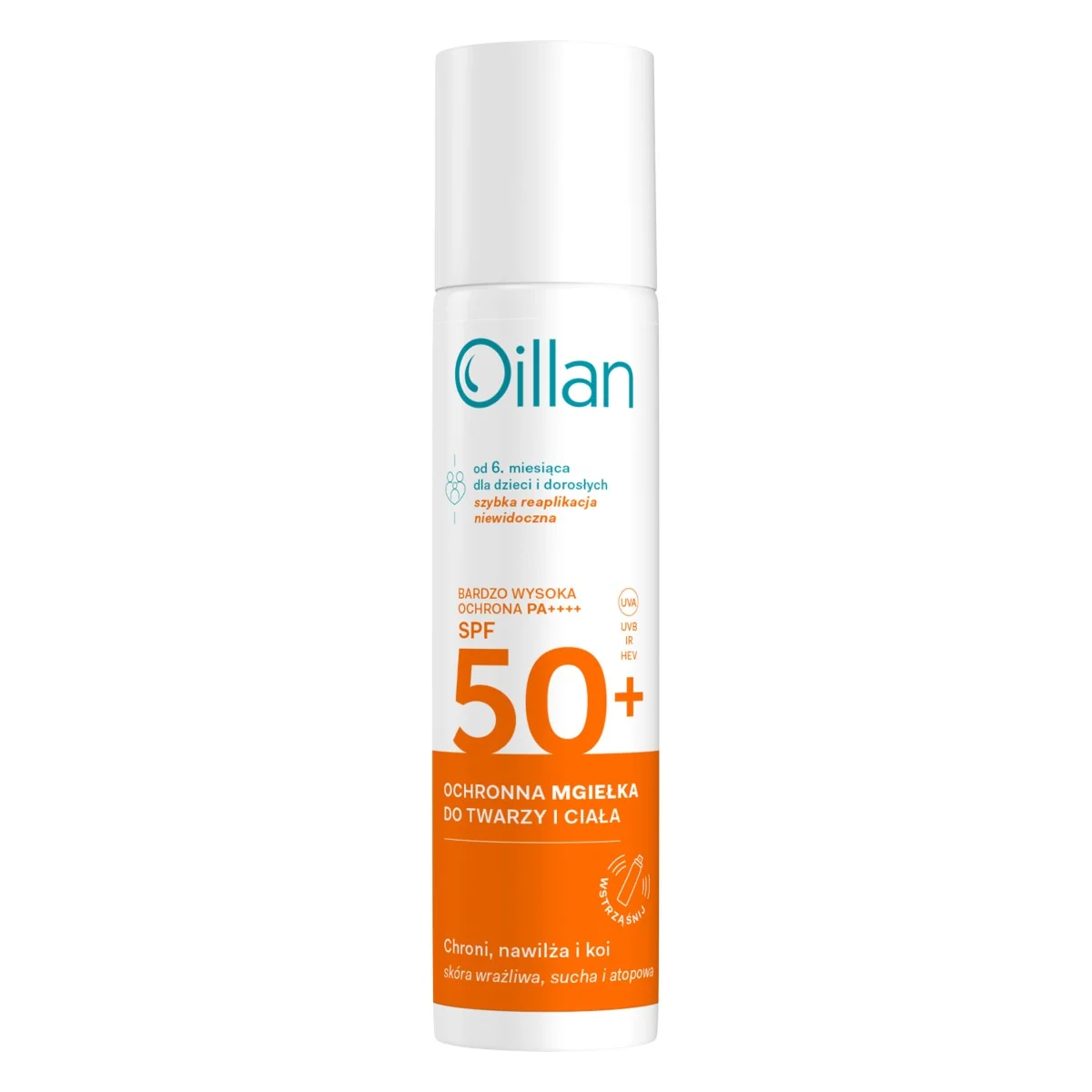 Oillan Sun Mgiełka Spf 50, 75 ml
