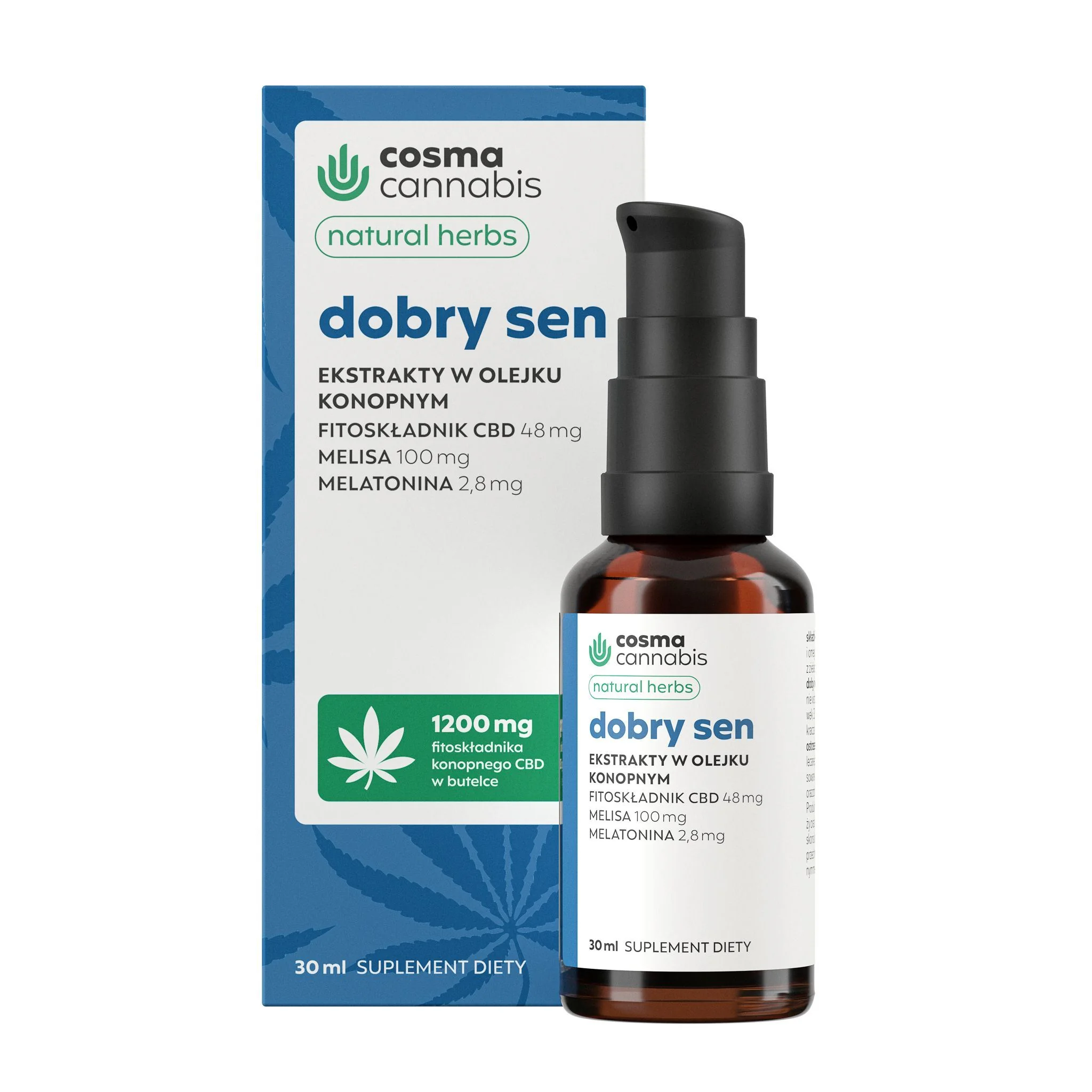 Cosma Cannabis Dobry Sen Natural Herbs 30 ml