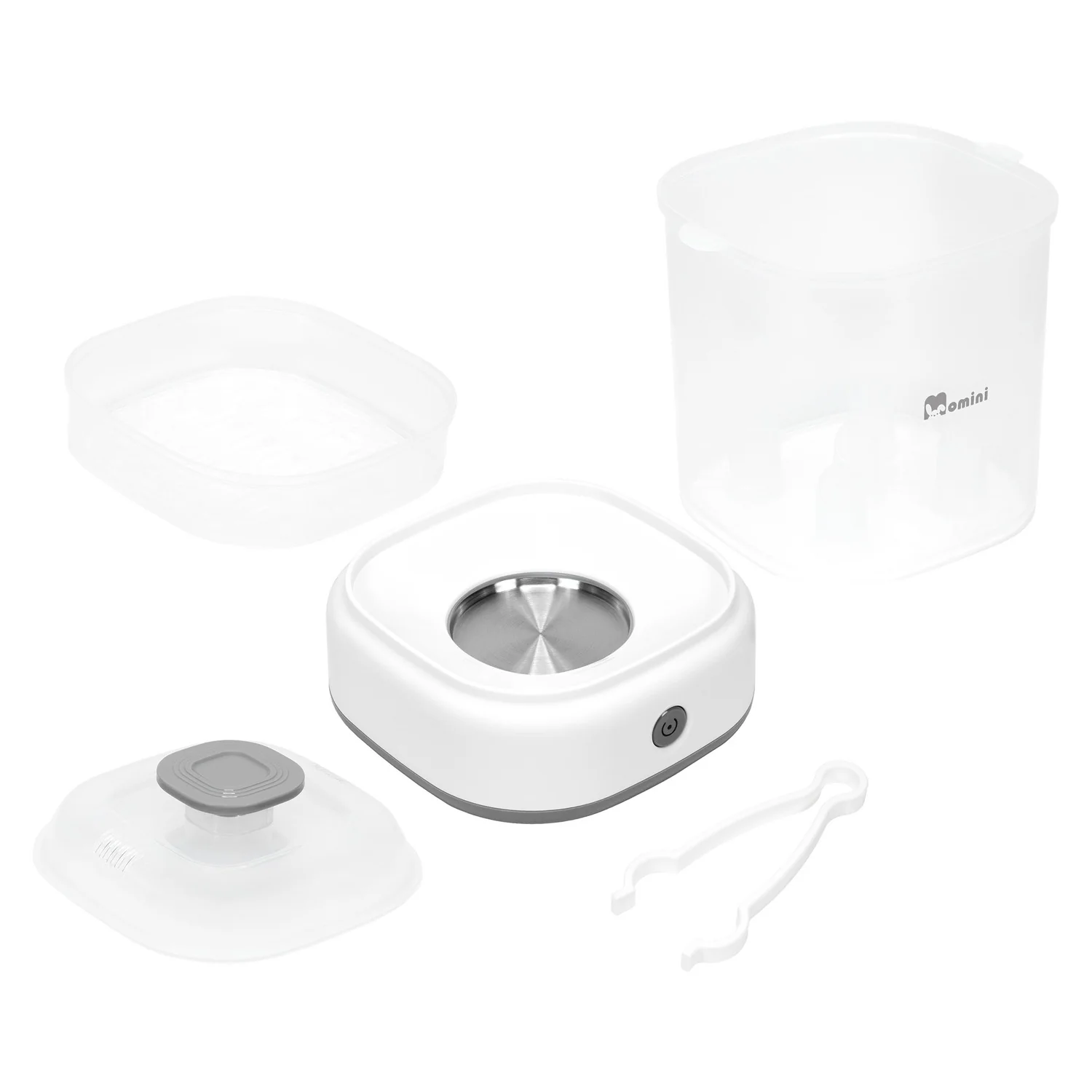 Momini QuickSteam sterylizator do butelek, 4 elementy