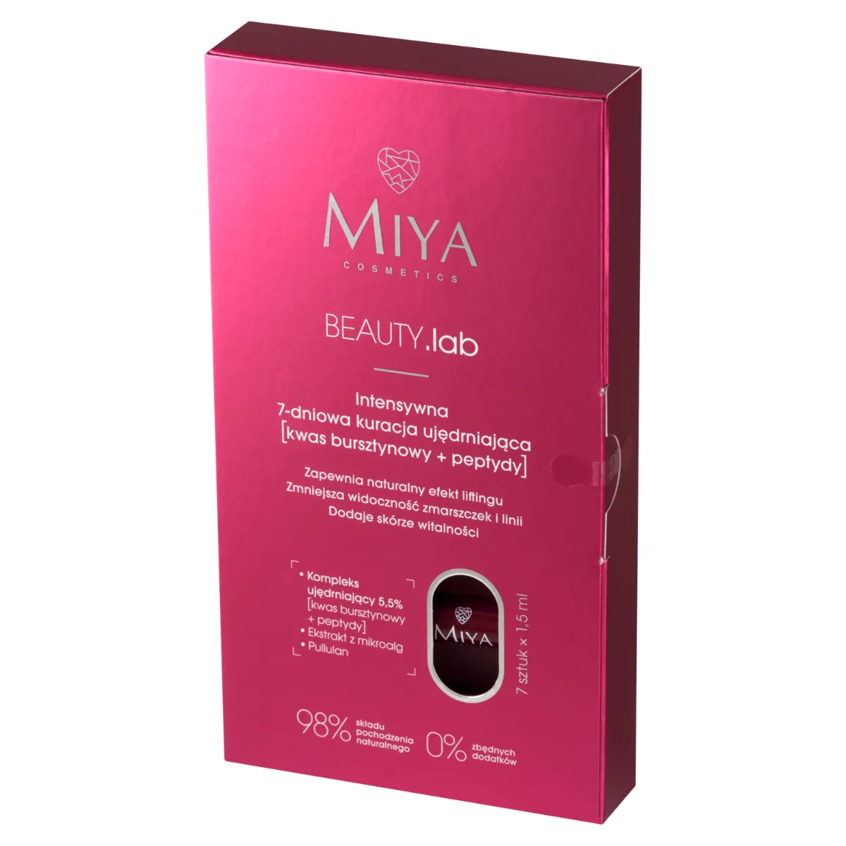 Miya Cosmetics BEAUTY.lab Intensywna 7-dniowa kuracja ujędrniająca, 7 x 1,5 ml 