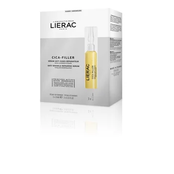 Lierac Cica Filler, przeciwzmarszczkowe serum regeneracyjne, ampułki, 3x10ml