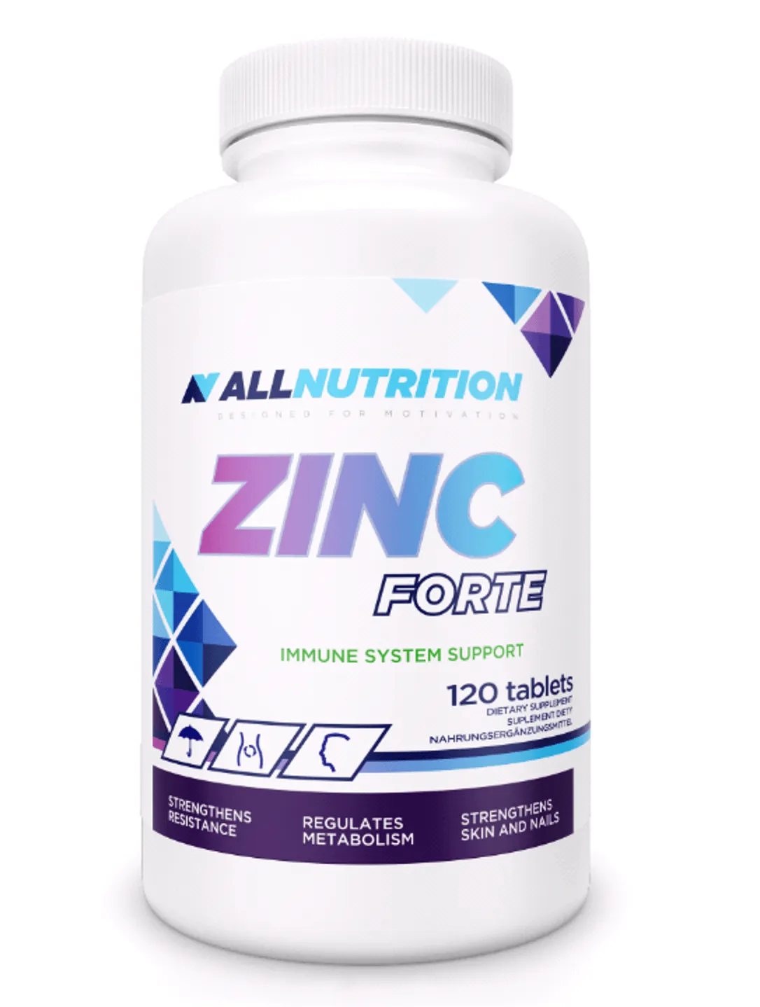 Allnutrition Zinc forte, suplement diety, 120 tabletek
