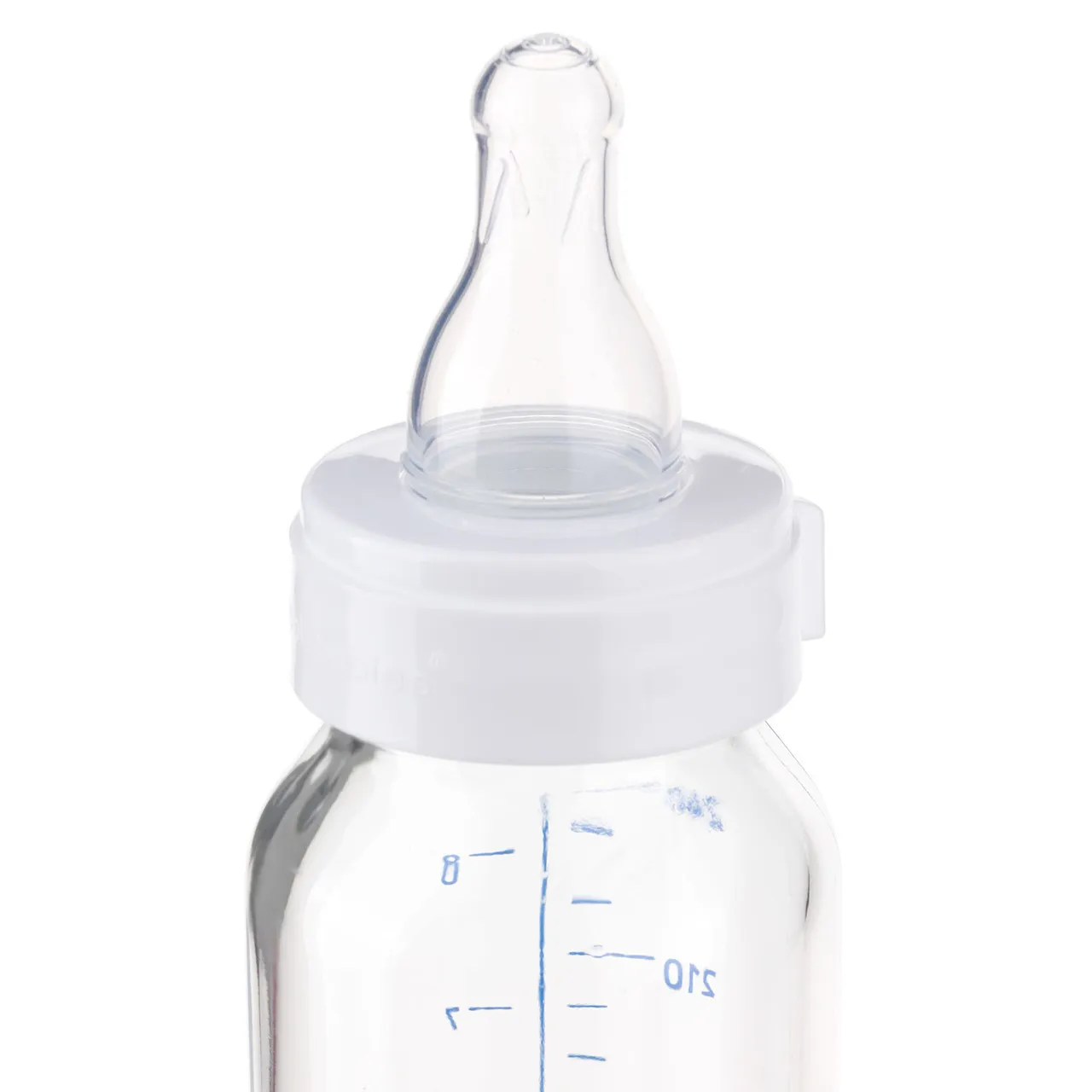 Canpol Babies, butelka szklana ze smoczkiem, rozmiar 3, szybki przepływ, po 12 miesiącu 42/201, 240 ml 