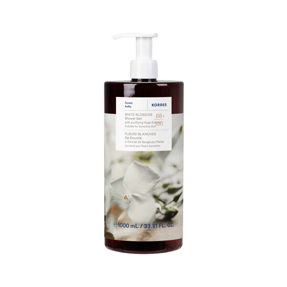 Korres White Blossom żel pod prysznic, 1000 ml