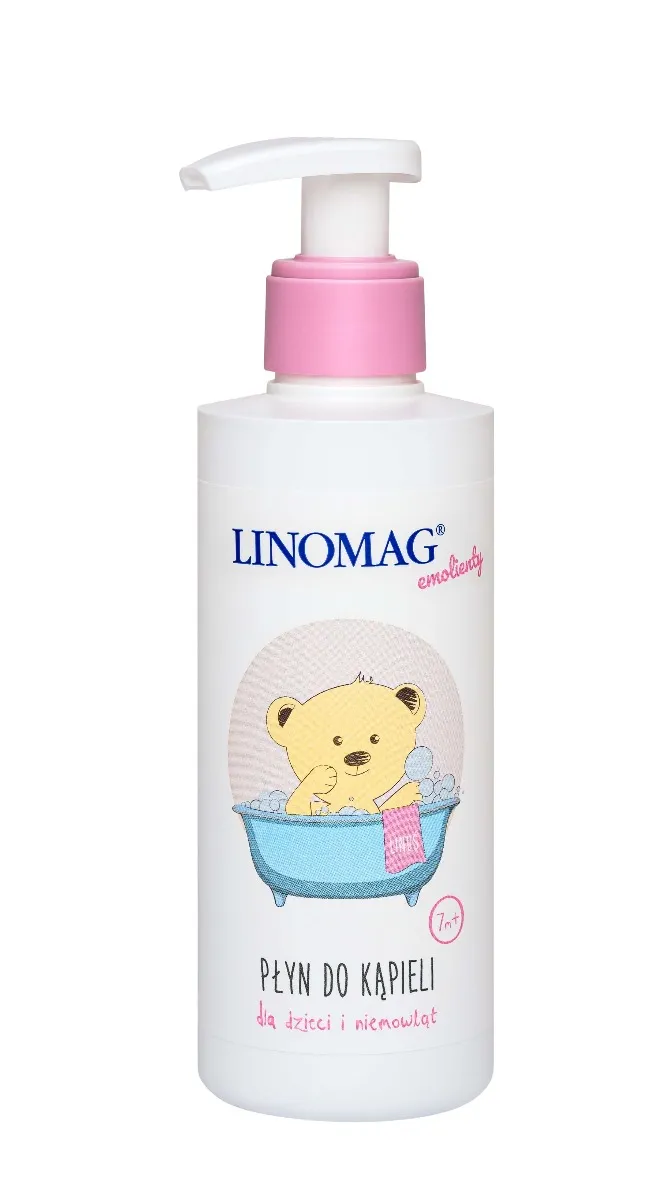 Linomag , płyn do kąpieli dla dzieci i niemowląt, 200 ml