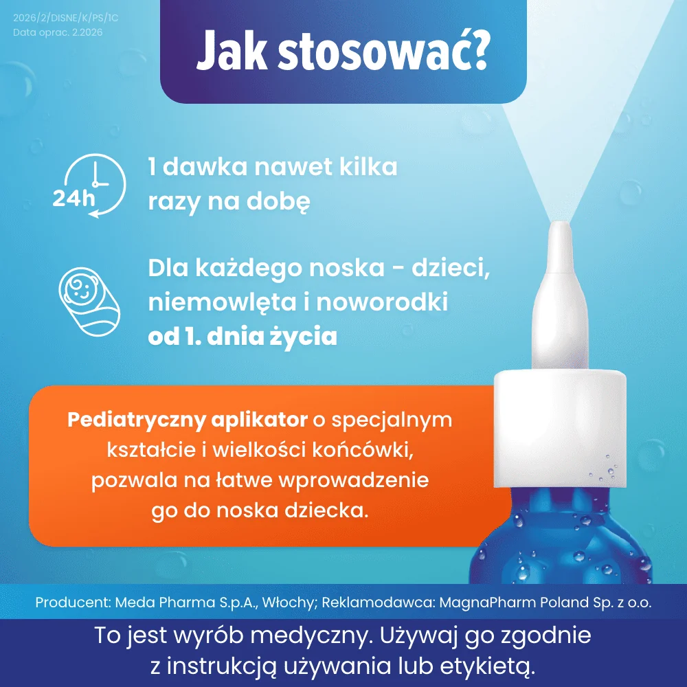 Disnemar baby woda morska dla dzieci, 25 ml