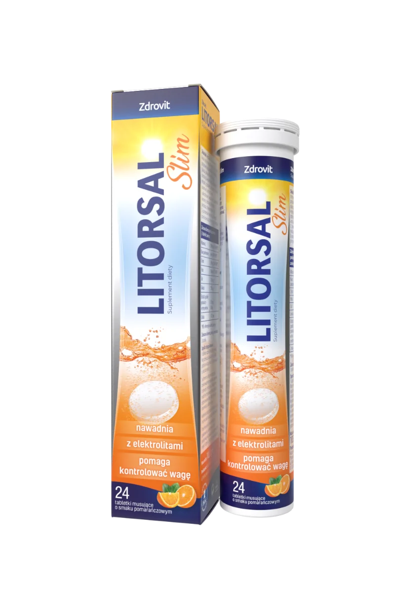 Zdrovit Litorsal Slim 24 tabletki musujące