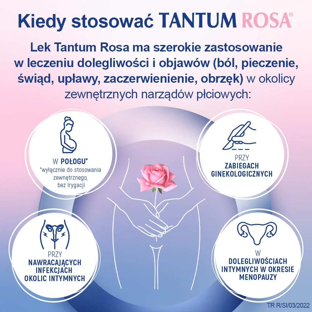 Tantum Rosa 53,2 mg/g, proszek do sporządzania roztworu, 10 saszetek